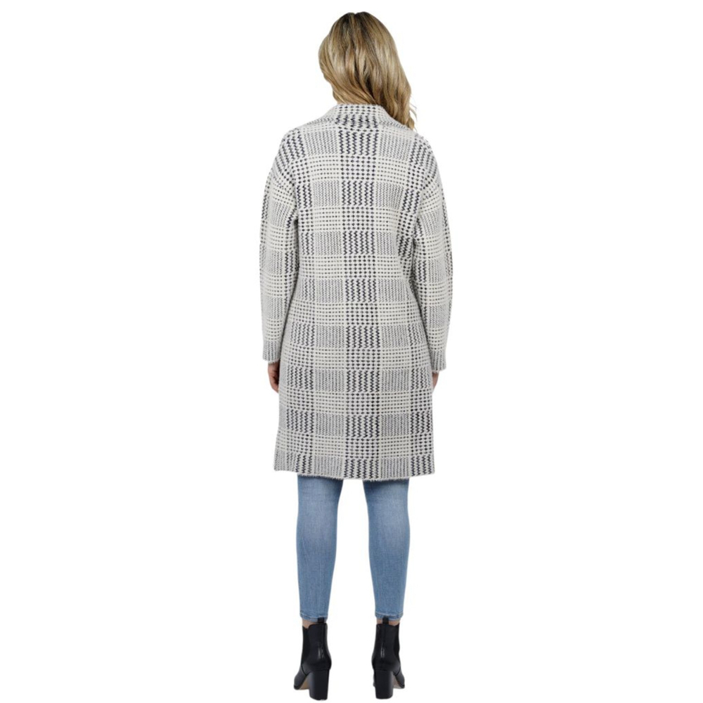 Love Token Gorgeous Zendaya Below Knee Length Coat w/ Patch Pockets Heavy Weight - Picture 4 of 15